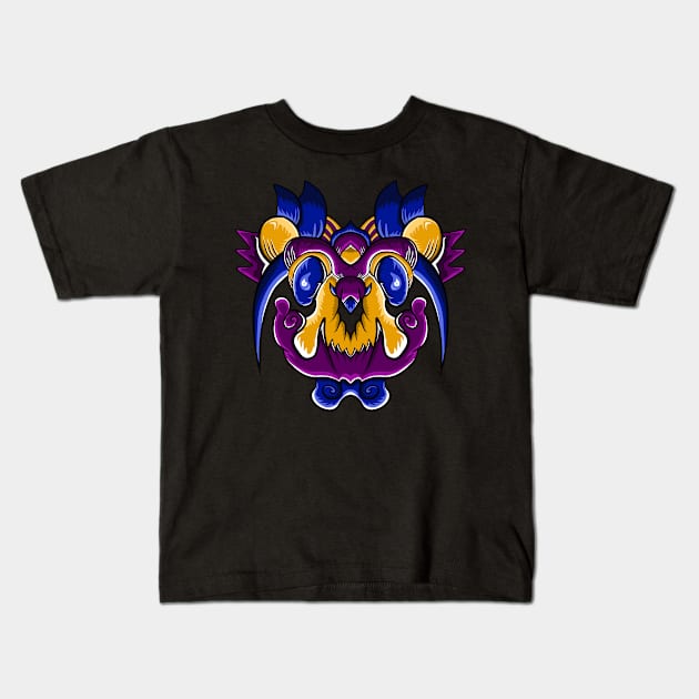 Purple Store Kids T-Shirt by Kakinaga